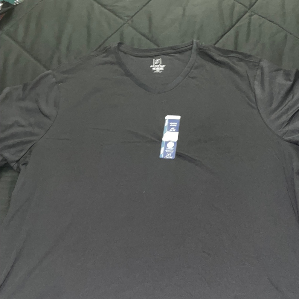 Sport-Tek Men's V-Neck Tee - Black